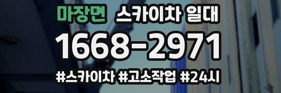마장면 스카이차 일대