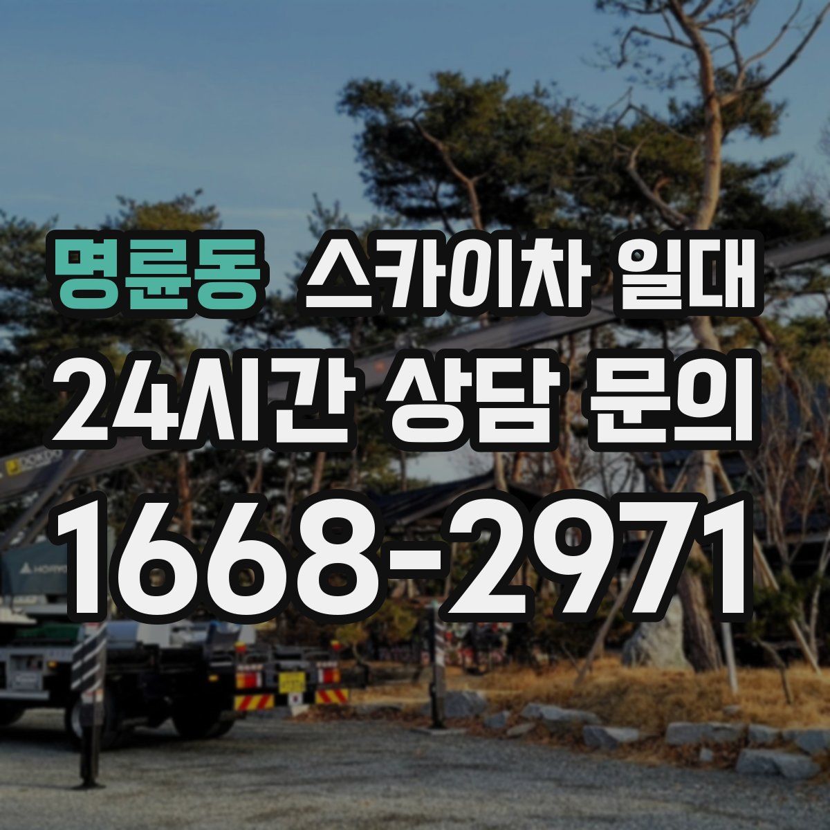 명륜동 스카이차 일대