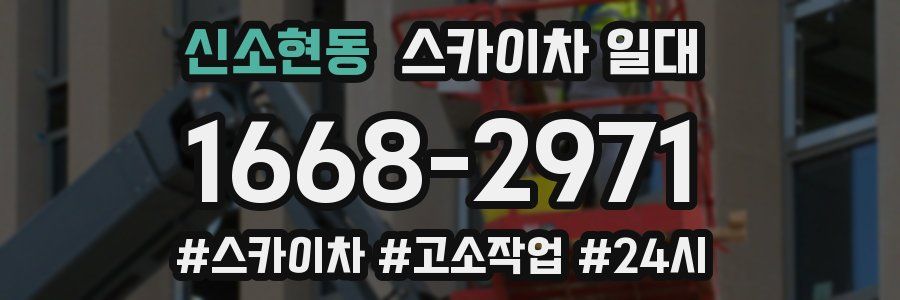 신소현동 스카이차 일대