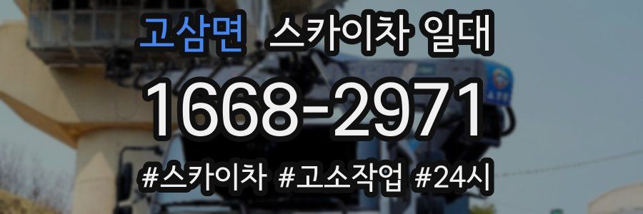 고삼면 스카이차 일대