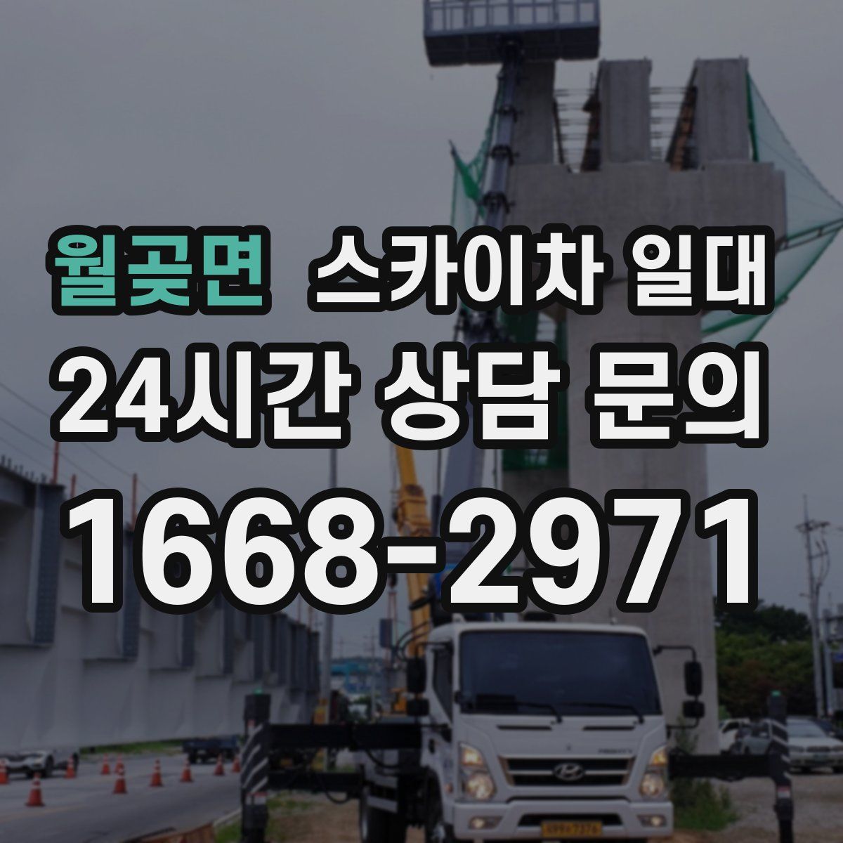 월곶면 스카이차 일대