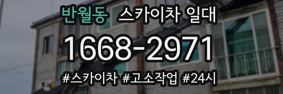 반월동 스카이차 일대