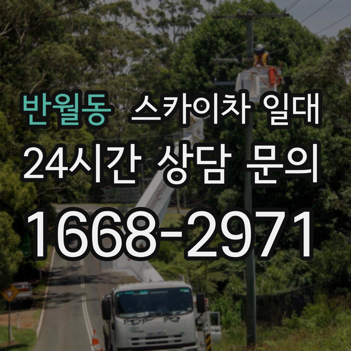 반월동 스카이차 일대