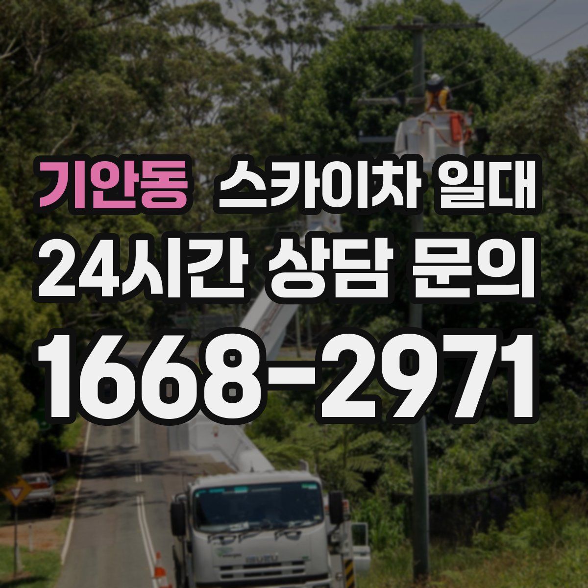 기안동 스카이차 일대