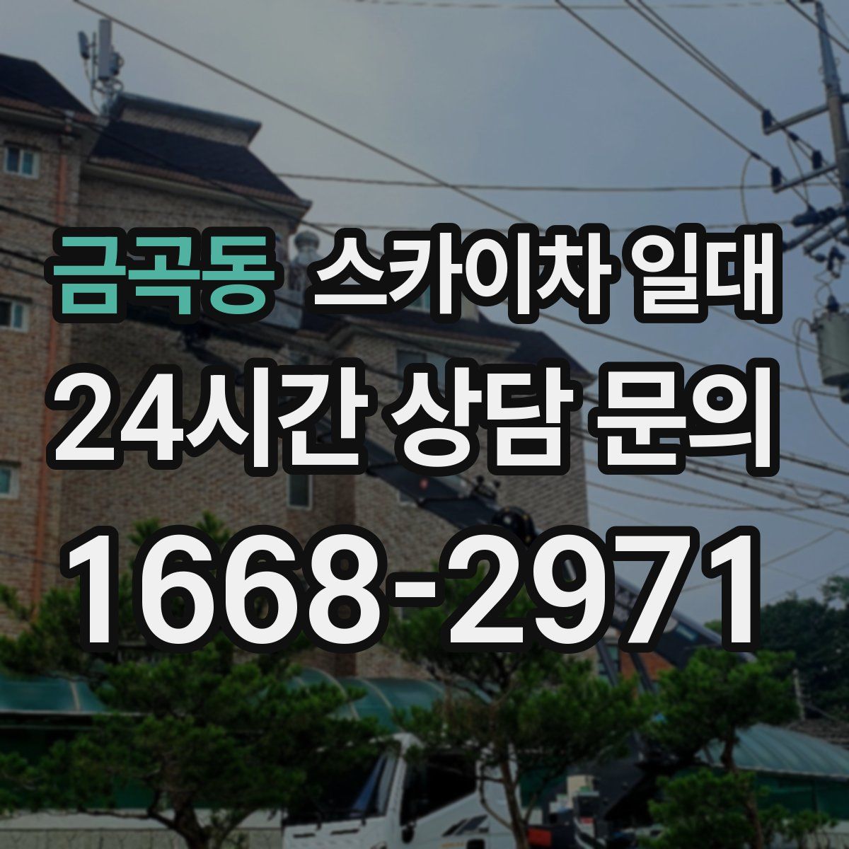 금곡동 스카이차 일대