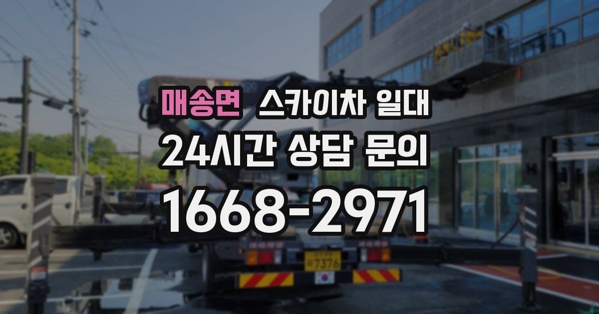 매송면 스카이차 일대