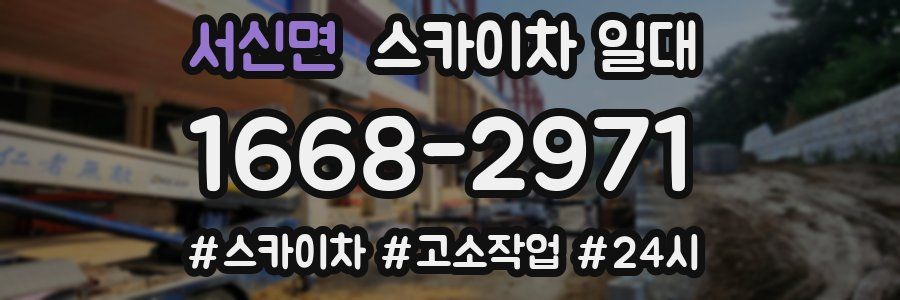 서신면 스카이차 일대
