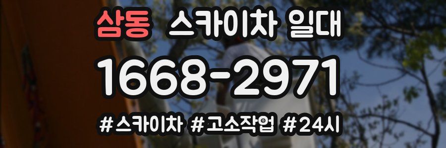 삼동 스카이차 일대