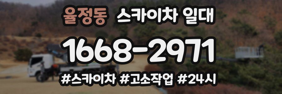 율정동 스카이차 일대