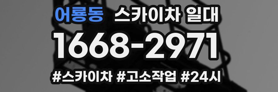 어룡동 스카이차 일대