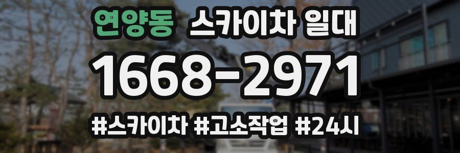 연양동 스카이차 일대