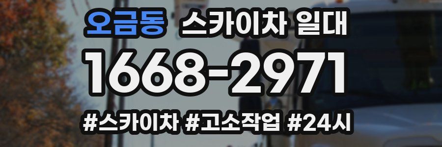 오금동 스카이차 일대