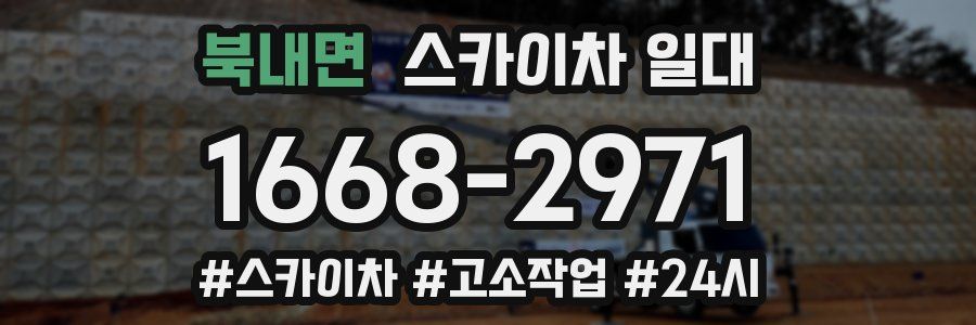 북내면 스카이차 일대