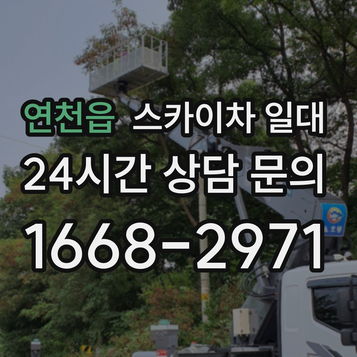 연천읍 스카이차 일대