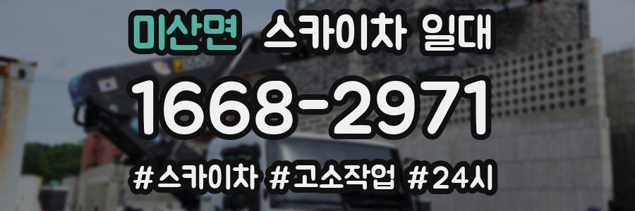 미산면 스카이차 일대