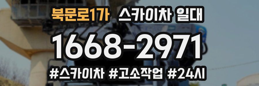 북문로1가 스카이차 일대
