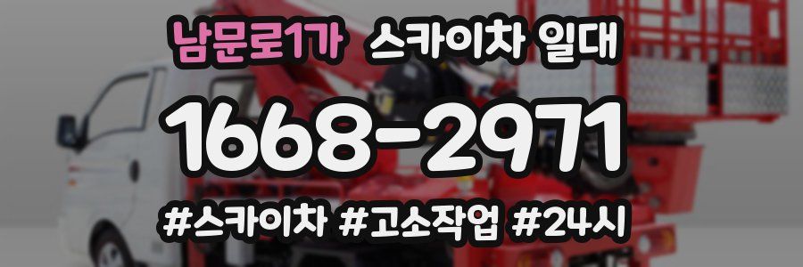 남문로1가 스카이차 일대