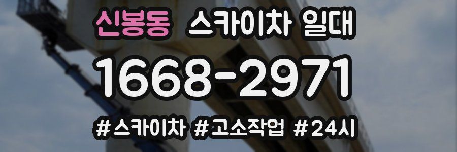 신봉동 스카이차 일대