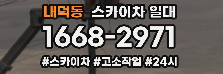 내덕동 스카이차 일대
