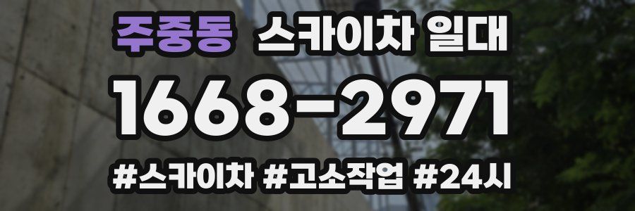 주중동 스카이차 일대