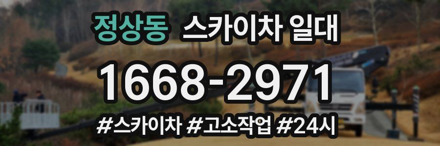 정상동 스카이차 일대
