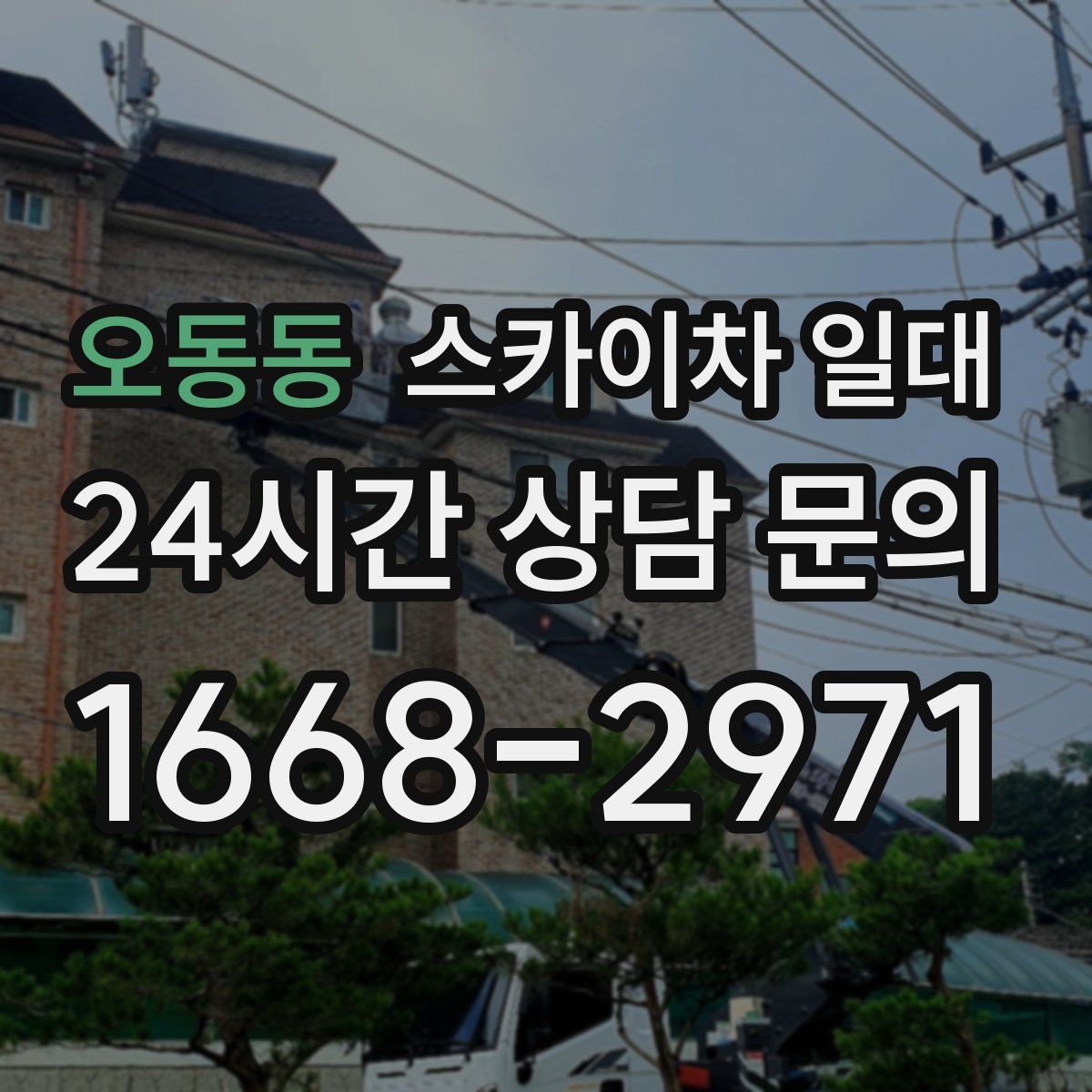 오동동 스카이차 일대
