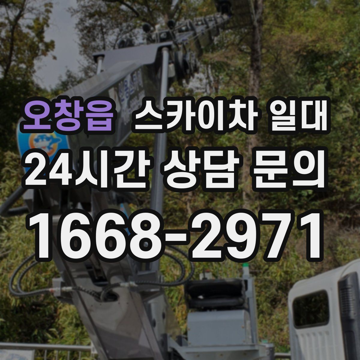 오창읍 스카이차 일대