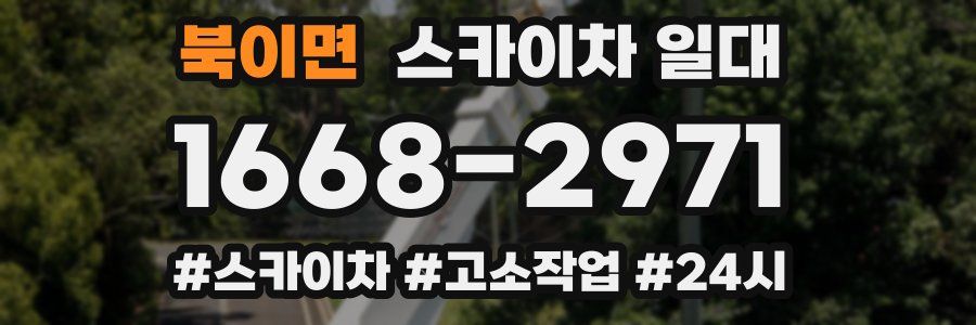 북이면 스카이차 일대