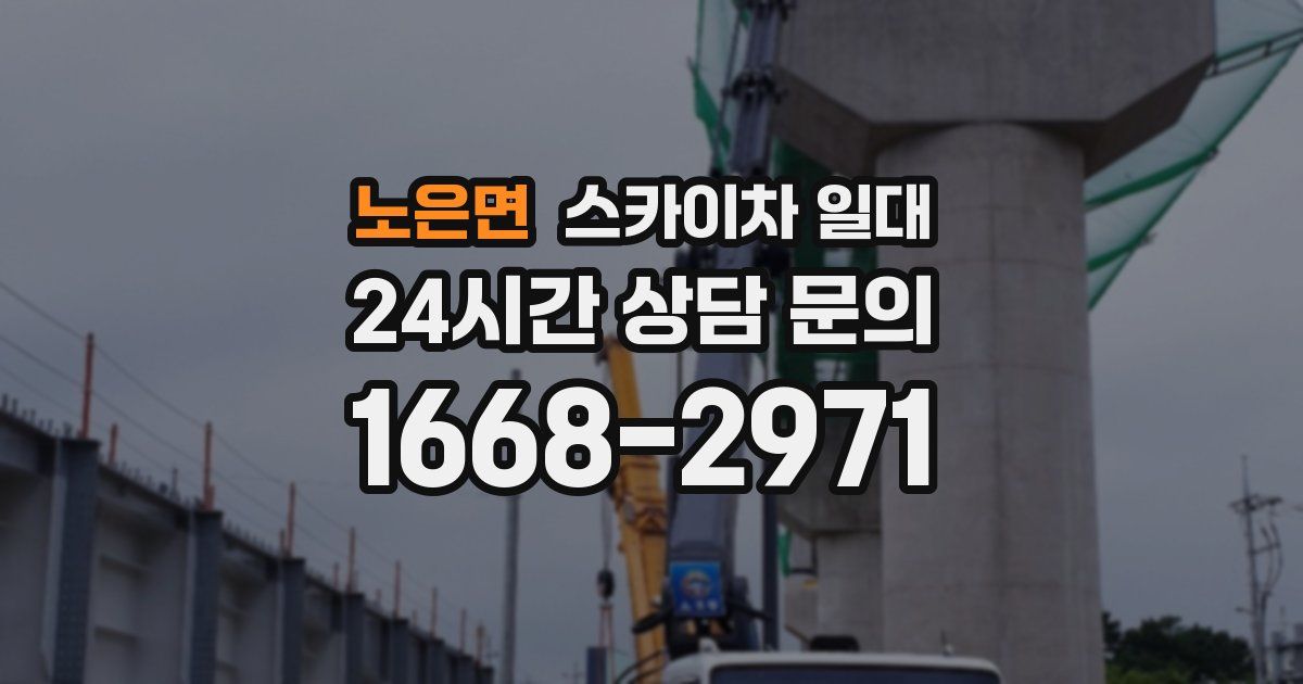 노은면 스카이차 일대