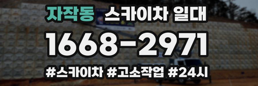 자작동 스카이차 일대