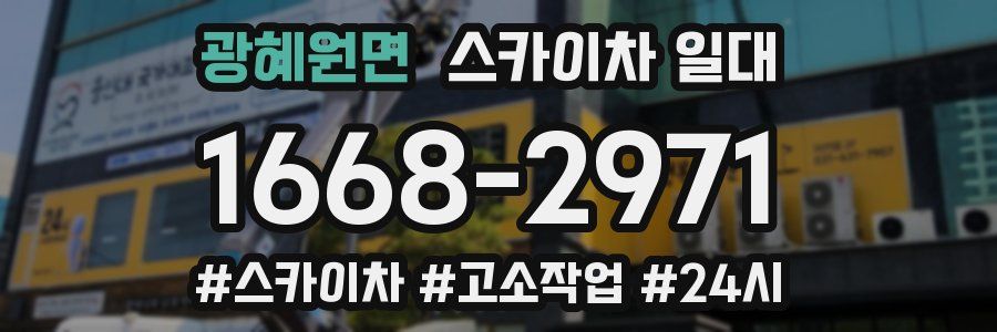 광혜원면 스카이차 일대