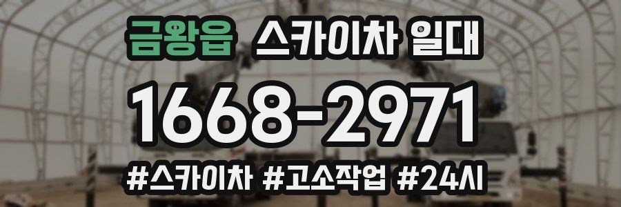 금왕읍 스카이차 일대