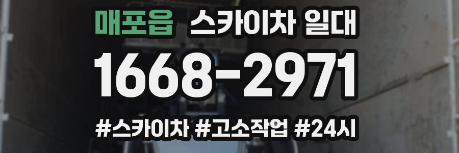 매포읍 스카이차 일대