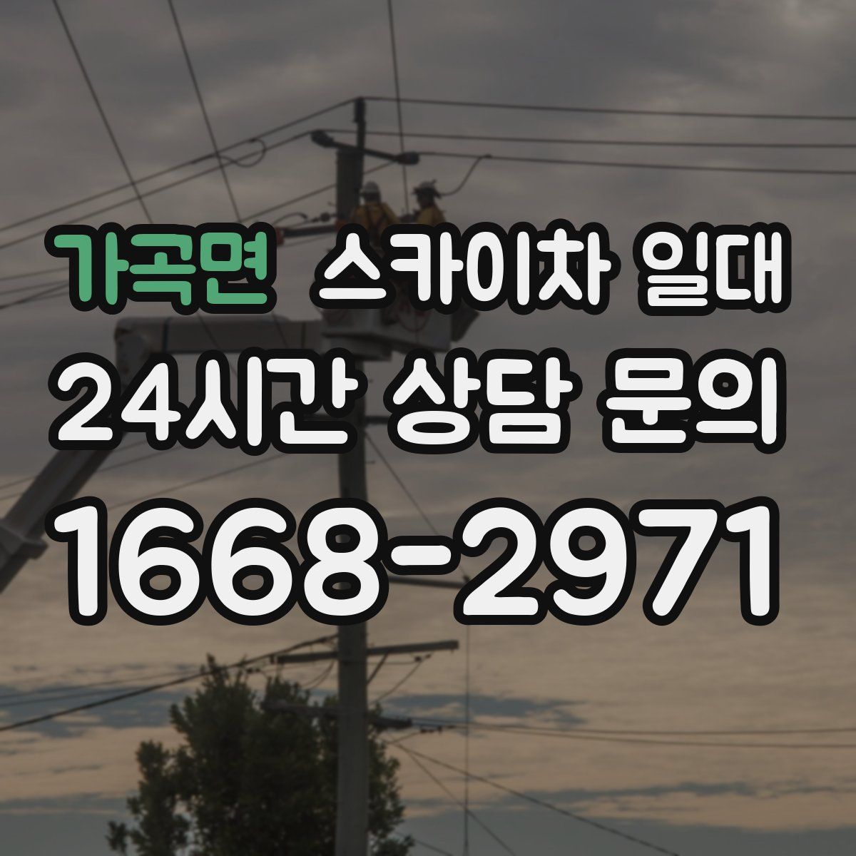 가곡면 스카이차 일대
