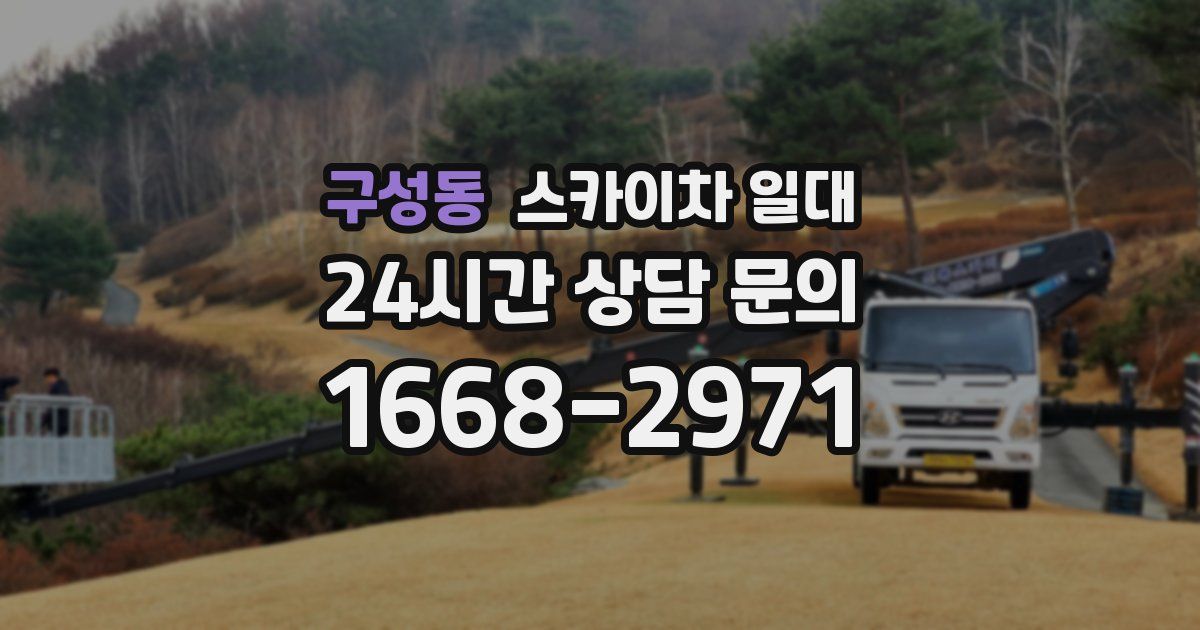구성동 스카이차 일대