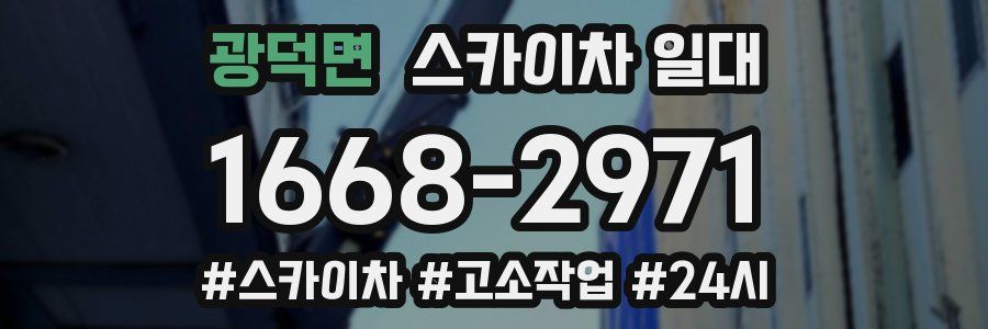 광덕면 스카이차 일대