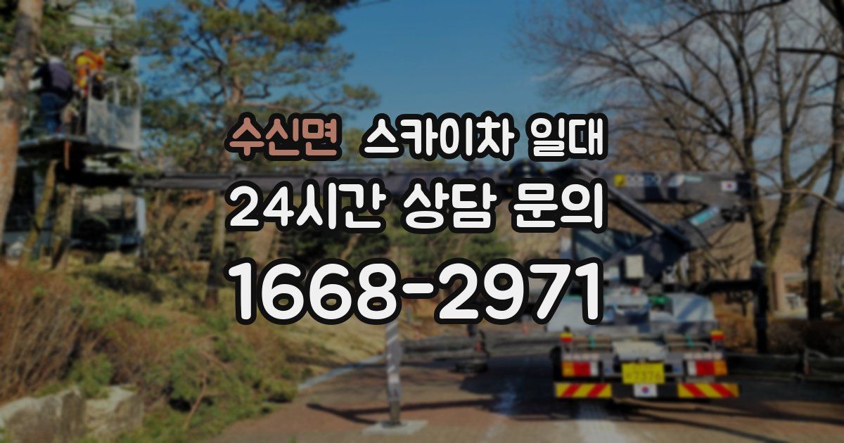 수신면 스카이차 일대