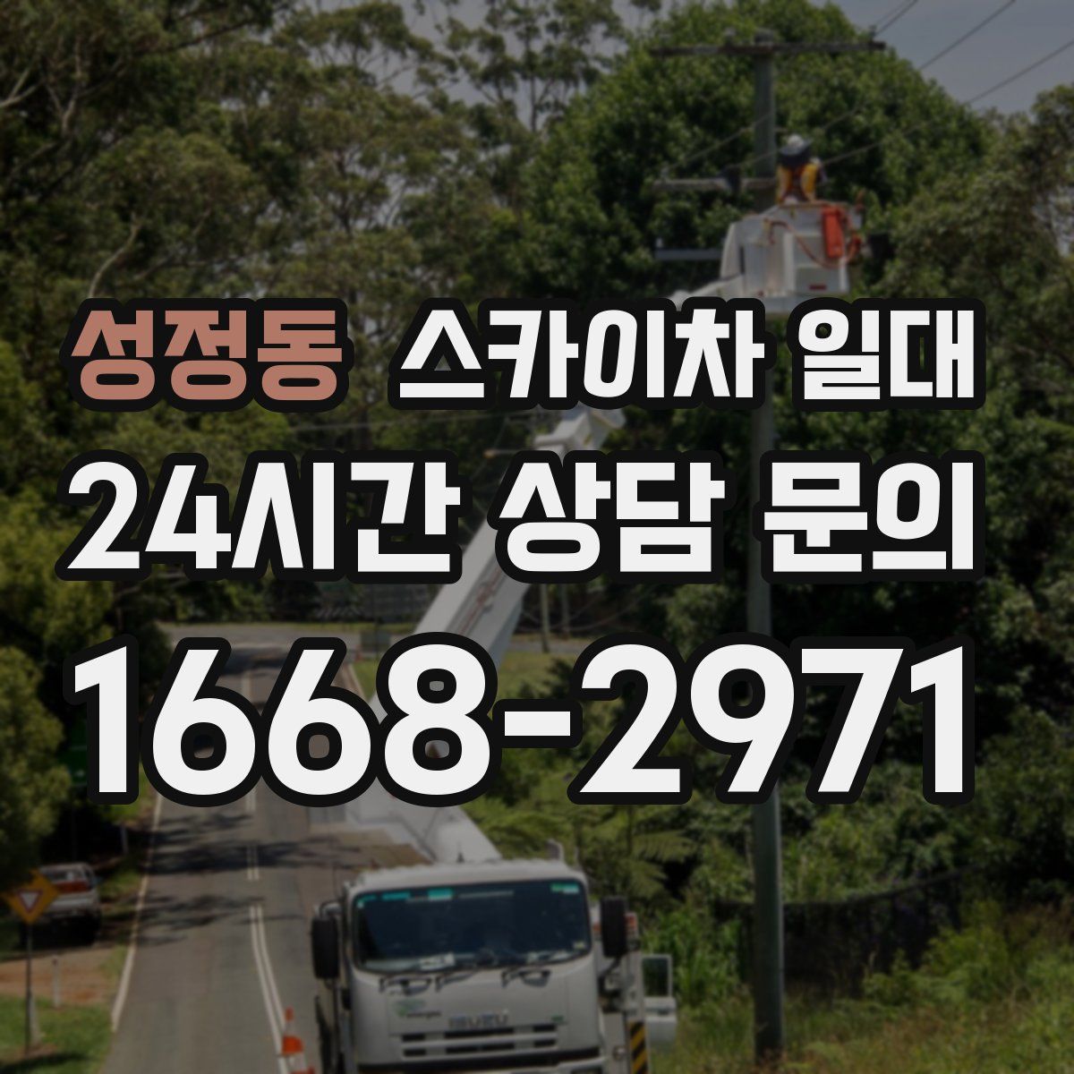 성정동 스카이차 일대