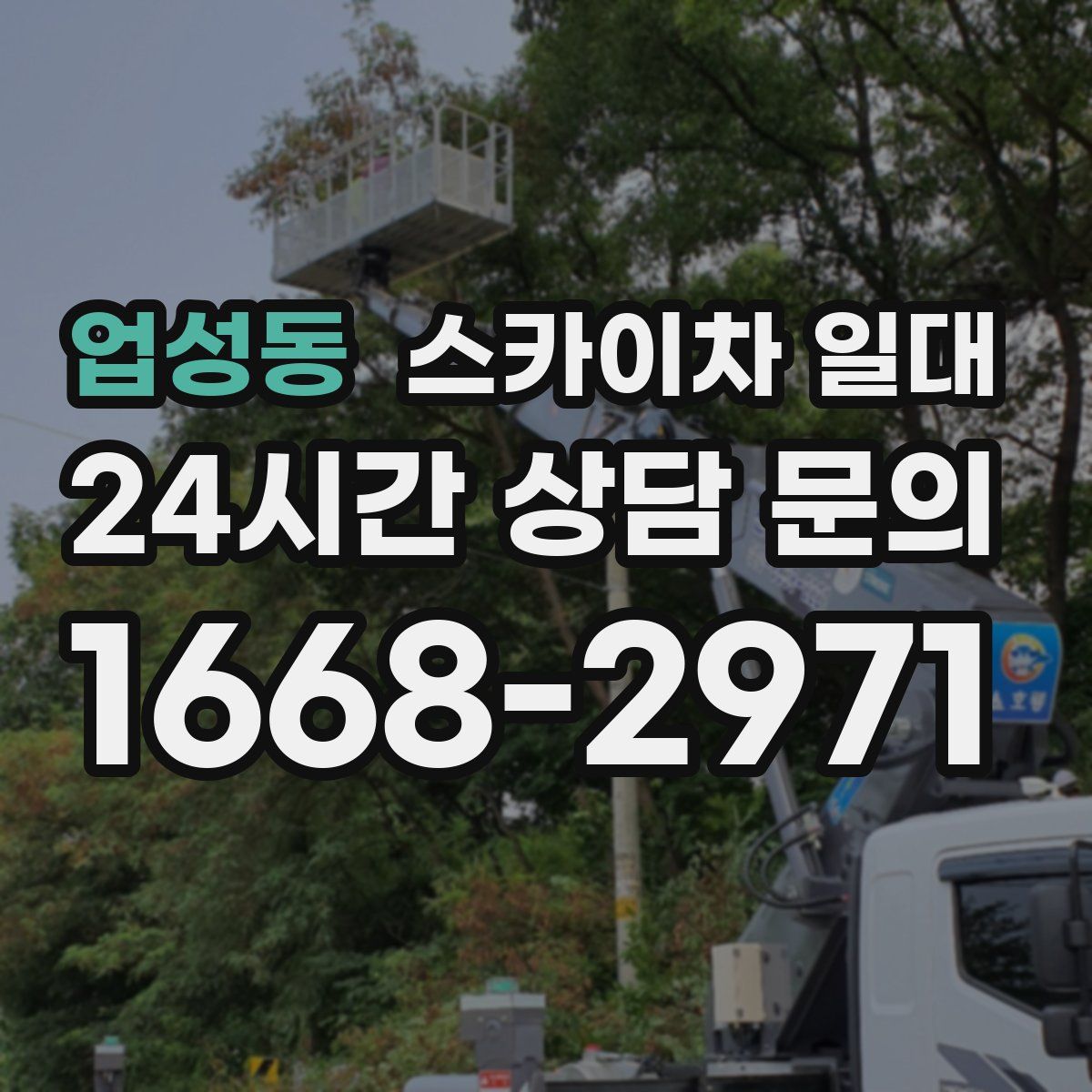 업성동 스카이차 일대