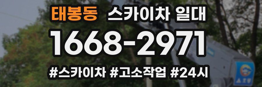 태봉동 스카이차 일대