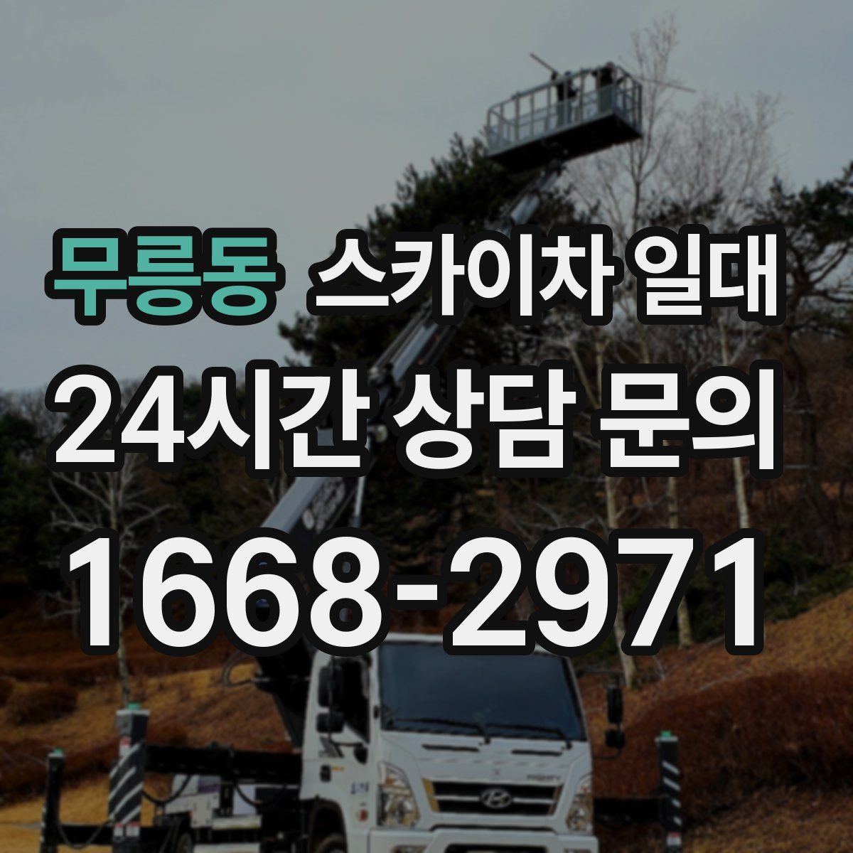 무릉동 스카이차 일대