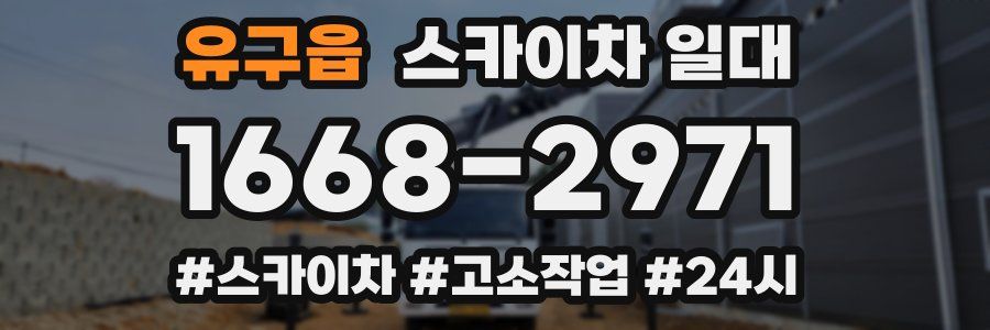 유구읍 스카이차 일대