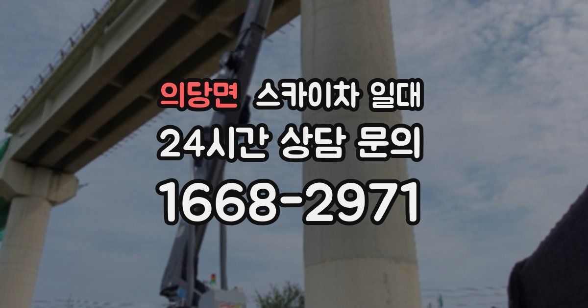 의당면 스카이차 일대