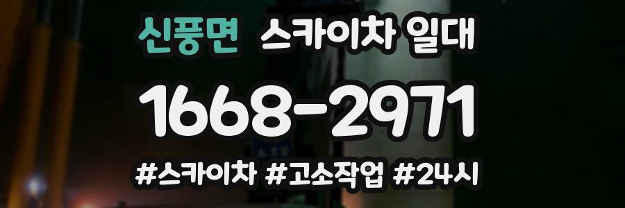신풍면 스카이차 일대