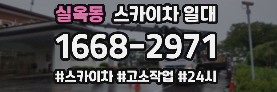 실옥동 스카이차 일대
