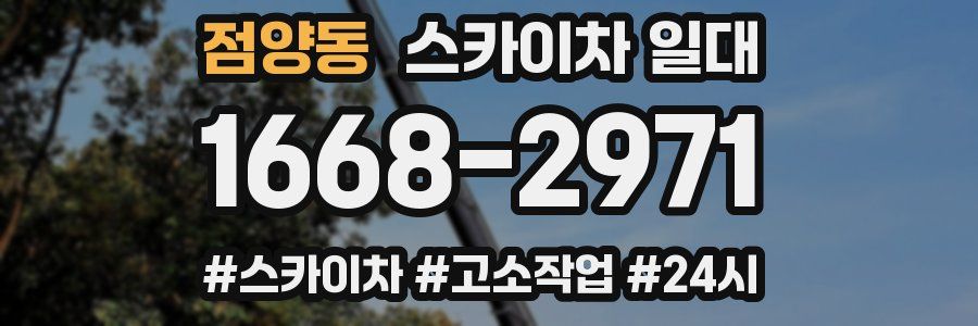 점양동 스카이차 일대