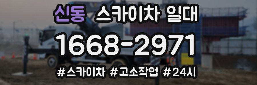 신동 스카이차 일대