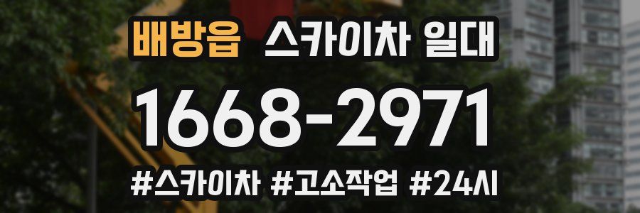 배방읍 스카이차 일대