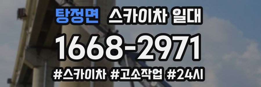 탕정면 스카이차 일대