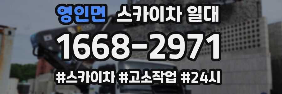 영인면 스카이차 일대